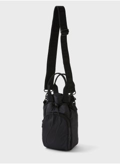 Zip Detail Top Handle Crossbody