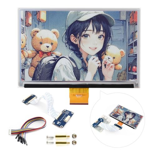 Waveshare 7.3inch 6-Color E-Paper Display Module, Compatible with Raspberry Pi 5/4B/3B/Zero/Zero W/Zero 2W/Pico/Pico W/Pico WH, Support Jetson Nano/Jetson Orin Nano - Image 2