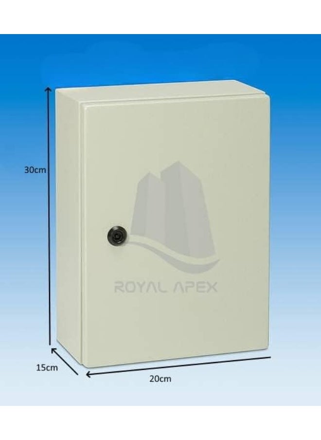 Royal Apex Wall-Mounted Metal Enclosure Waterproof Ip65 Outdoor/Indoor Dustproof Panel Box (300X200X150)  - Image 2