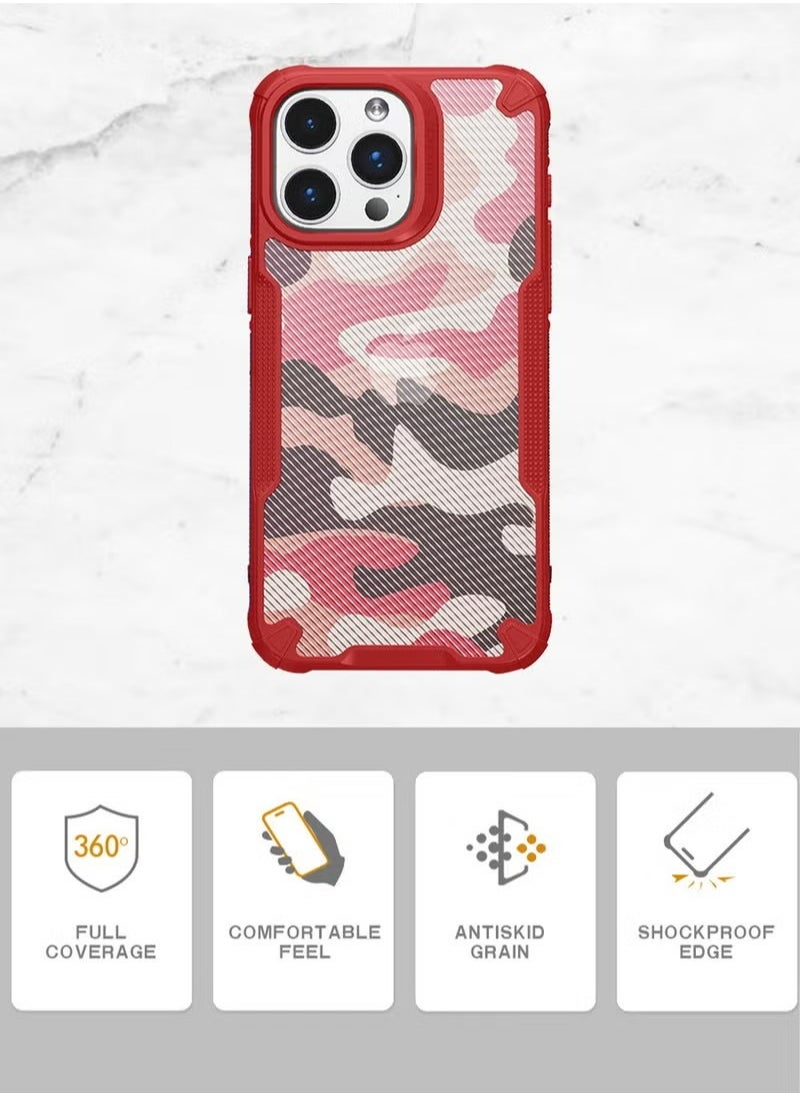 X-level Compatible With iPhone 15 Pro Case Cover Hard Back Heavy Duty Shockproof Advanced Protective Bumper Cover Military Design Accessories Protector Protection  - Image 4