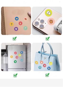 XIYU Stamp Toy and 200 Stickers, Children's Seal Toy Magic Stamp Reward Boy Girl Cartoon Sticker Waterproof  - Image 2
