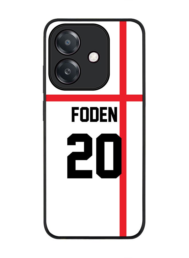 Stylizedd For Oppo A60 5G / A3 5G / A3x 5G Case,Slim fit Camera Protection, Shockproof Thin Phone cover - Football - England, Foden - Image 1