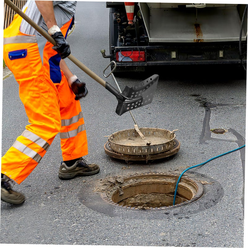 Kisangel Drain Sifting Scoop for Efficient Mud and Impurity Removal in Sewers and Drains - Image 5