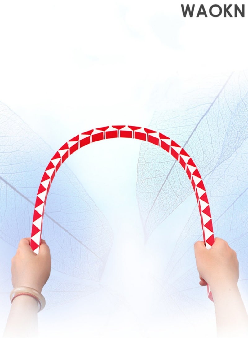 WAOKN Mini Magic Snake Cube, 24 Pack 24 Blocks Mini Fidget Snake Cube, Mini Twist Puzzle Cubes, Sensory Toy Brain Teaser Quiet Snake Magic Snake Cube Twist Puzzle,Brain Teaser Party Favors Game Fillers for Kids,Teens and Adults, Small Gifts, Magic Cube Snake Toy, Twist Puzzle Toy for Children's Party and Party Bags, Children's Birthday Party  - Image 4