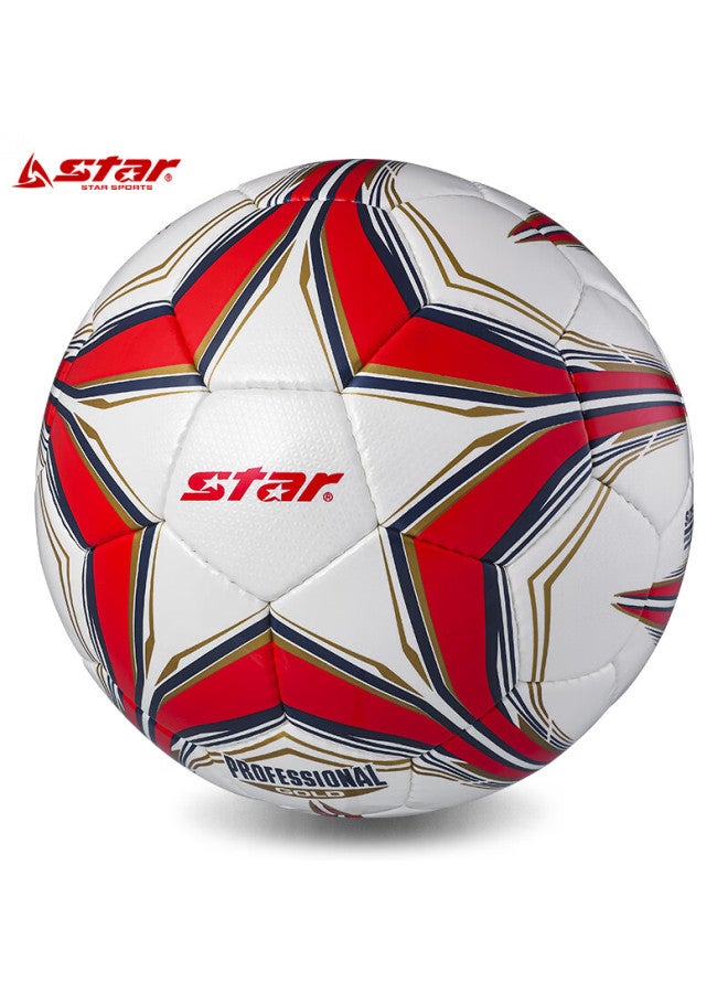 Star Soccer Ball Size 4 For Chinese Football Association Youth League Matches And Training, White And Red, High Elasticity, Sb344g - Image 5