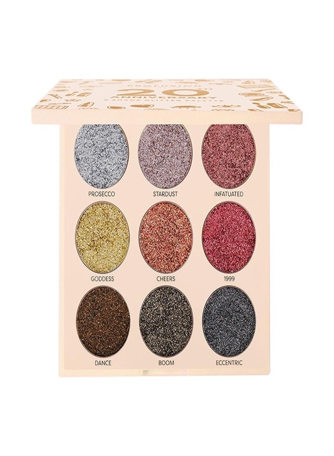 Profusion Cosmetics 20th Anniversary Pressed Glitter Palette (Gold) - Image 1