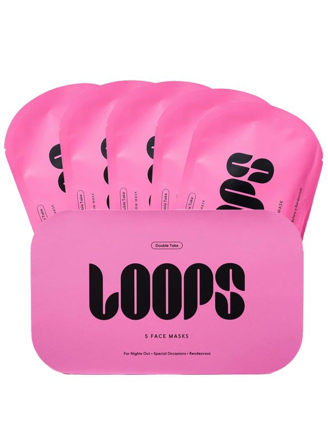 Loops Double Take Glow Mask For Women 5 Pc Mask - Image 1