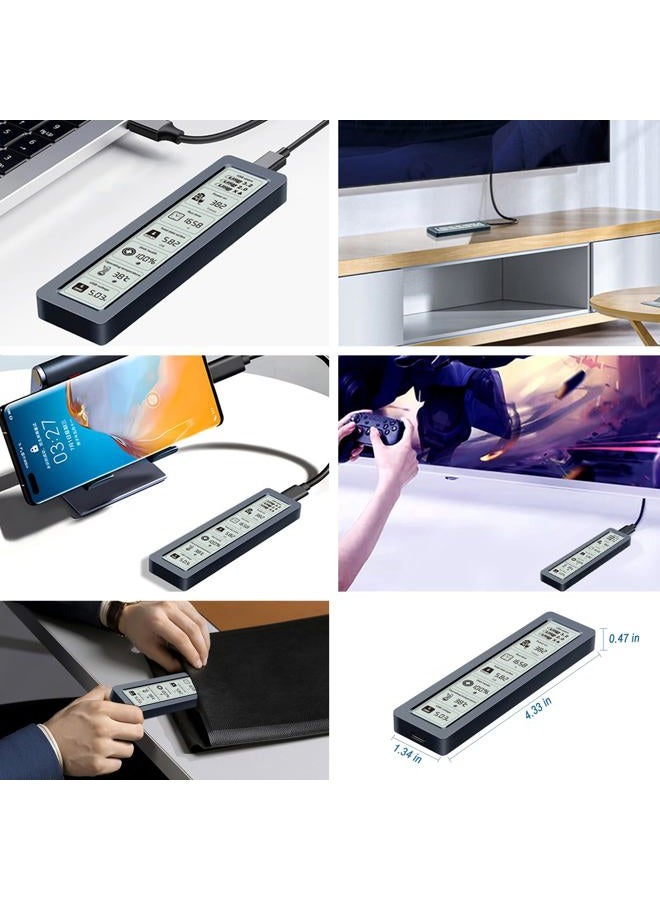VJK Smart M.2 NVMe SSD Enclosure, Large LCD, intelligent detection, Prevents Write Data Loss, USB 3.2, Type-C (10 Gbps), fits NVMe PCIe Size 2230/2242/2260/2280, Support M-Key B+M Key (up to 4TB) - Image 5