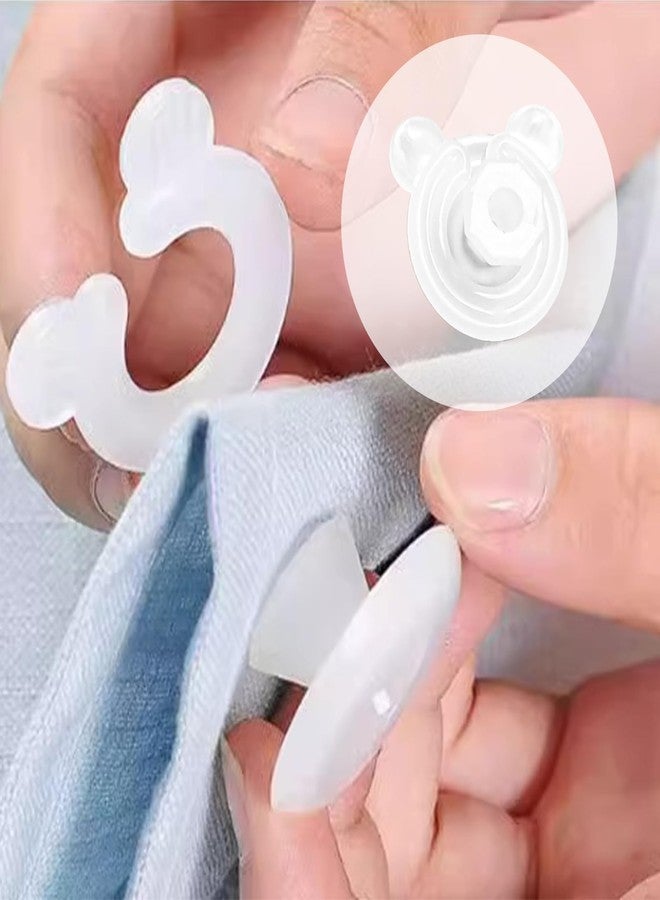 Flylin 20Pcs Duvet Clip Ties, Quilt Cover Clip Plastic Duvet Keep Sheets in Place Quilt Cover Fixing Holder, Duvet Cover Fixing Clips Set for Bedroom Quilt Cover Clips Pins Bedding Duvet Pins Sheet Fasteners - Image 5