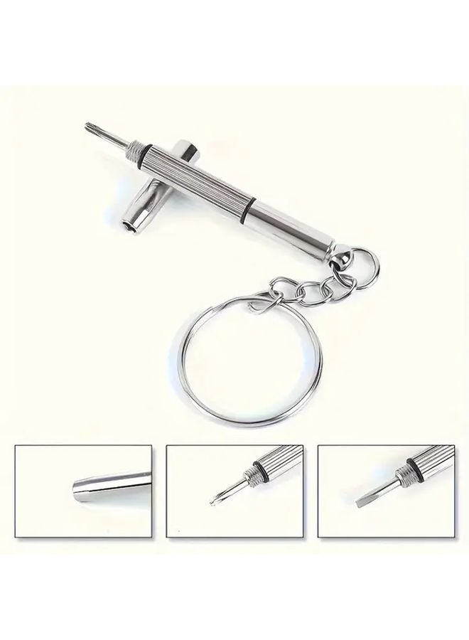 3pcs Mini Eyeglass Screwdriver 3 In 1 Multifunctional Glasses Repair Kit For Lens Frame Watch - Image 3