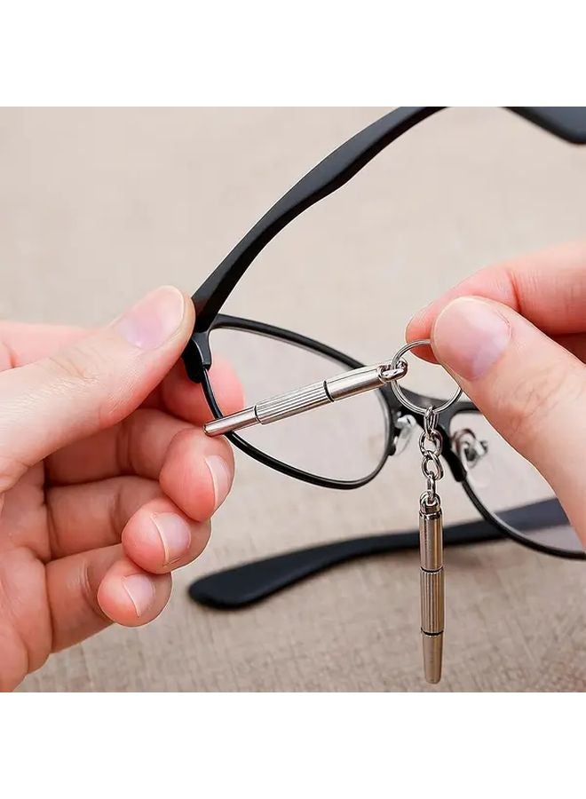 3pcs Mini Eyeglass Screwdriver 3 In 1 Multifunctional Glasses Repair Kit For Lens Frame Watch - Image 4
