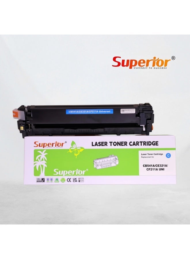 SOS Superior Superior CF211C Cyan Compatible Toner Cartridge – With Chip - Image 1