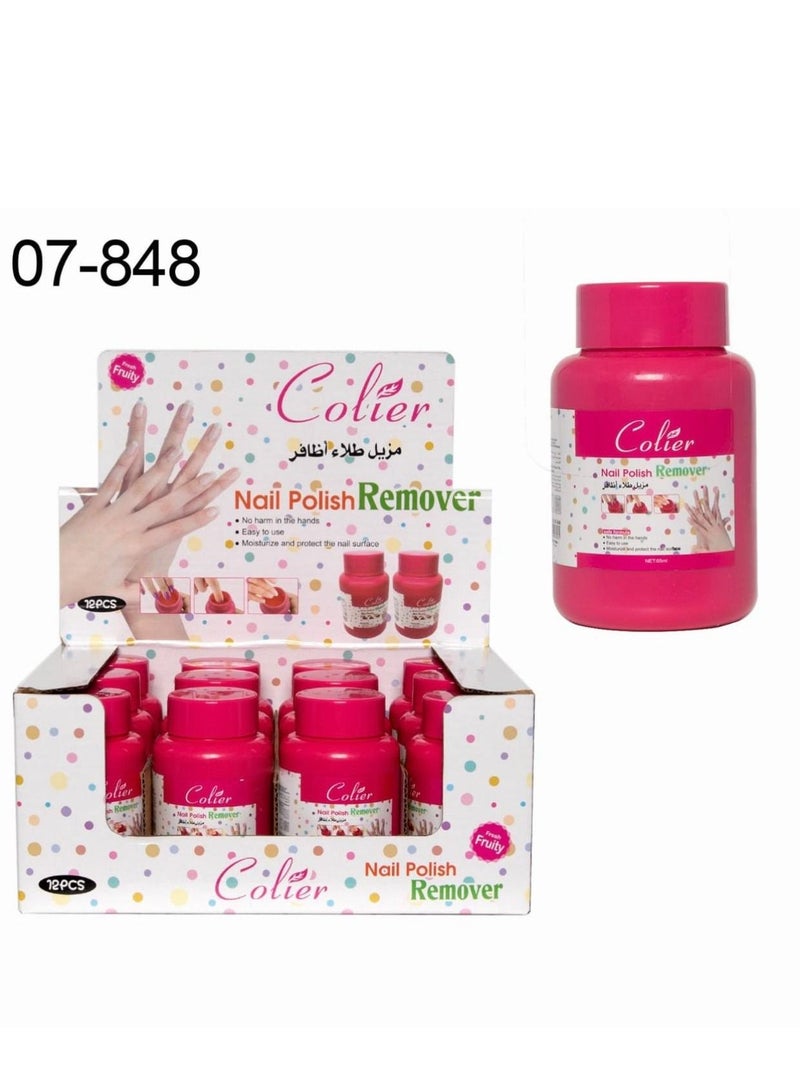 12pcs Nail Polish Remover Sponges Clear - Image 3