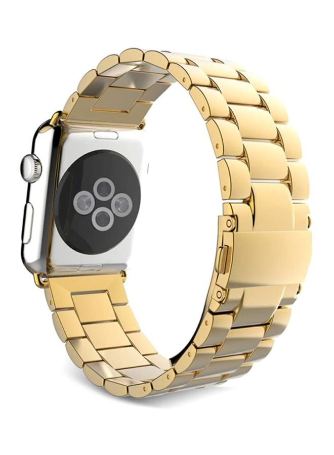 Voberry Replacement Band For Apple Watch Series 1/2 42mm Gold - Image 2