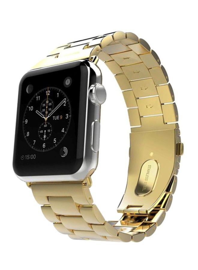 Voberry Replacement Band For Apple Watch Series 1/2 42mm Gold - Image 1