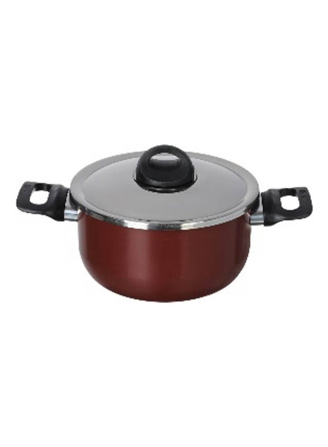 Tefal Armatal Stewpot, Size 20 cm, Dark Red - 220711020 Red