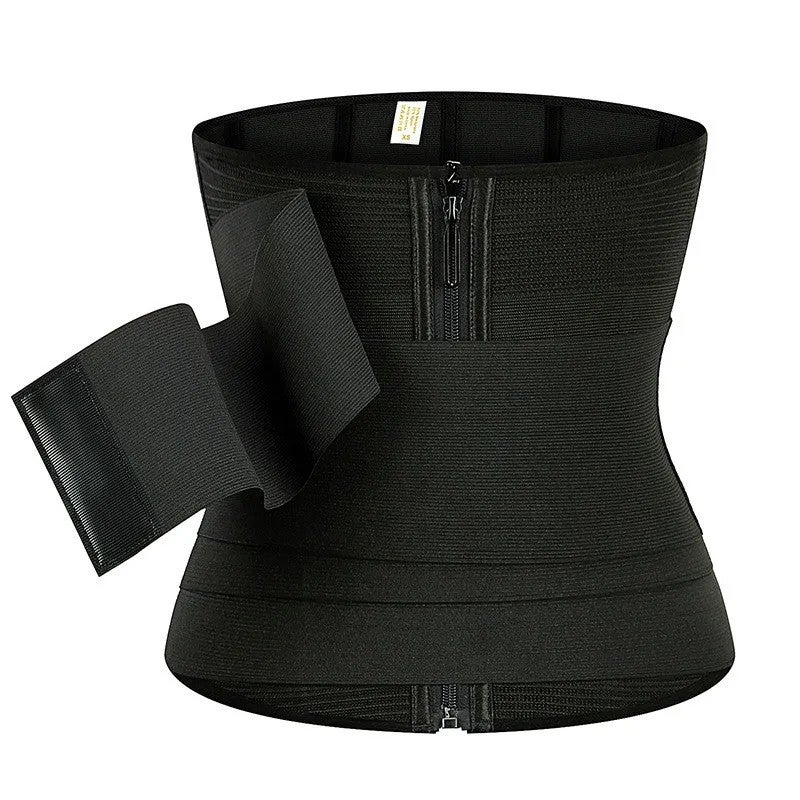 Bluejw Hot Sale Detachable Bandage Gym Sports Girdle Zipper Body Shaper Women Waist Trainer Belt - Waist Trimmers for Women Workout Fitness - Image 1