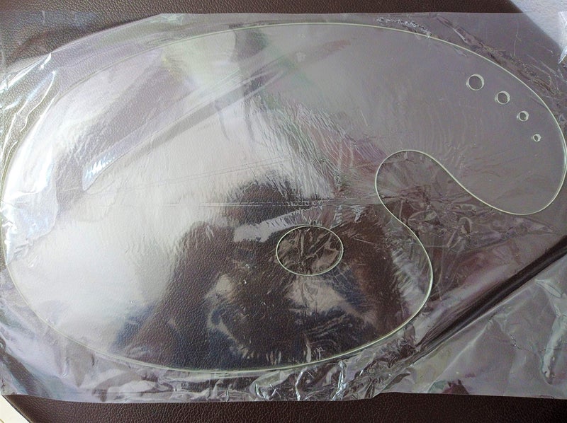 Kabeer Art 16 x 9 Inch Size Clear Transparent Acrylic Kidney Shaped Drawing Palette - Image 5