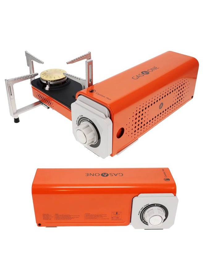 GasOne GS-8300 - Camp Stove Compact Butane Stove with Carrying Case - Foldable Portable Stove - Image 1