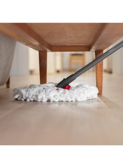 Vileda Vileda Turbo Smart 100% Microfibre refill | pack of 1| suitable for all Vileda Spin Mops System | for hard floor surfaces | Classic | White White  - Image 4