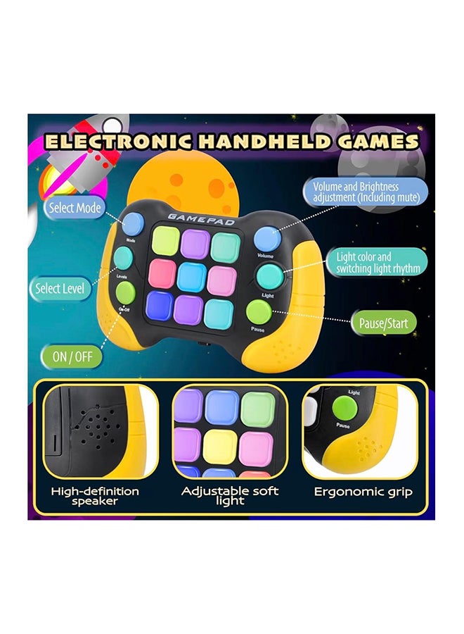 Toyland Kids Light-Up Gamepad Toy with 5 Game Modes-Quick Push Game Fidget Toys For Kids-Assorted Colour - Image 5