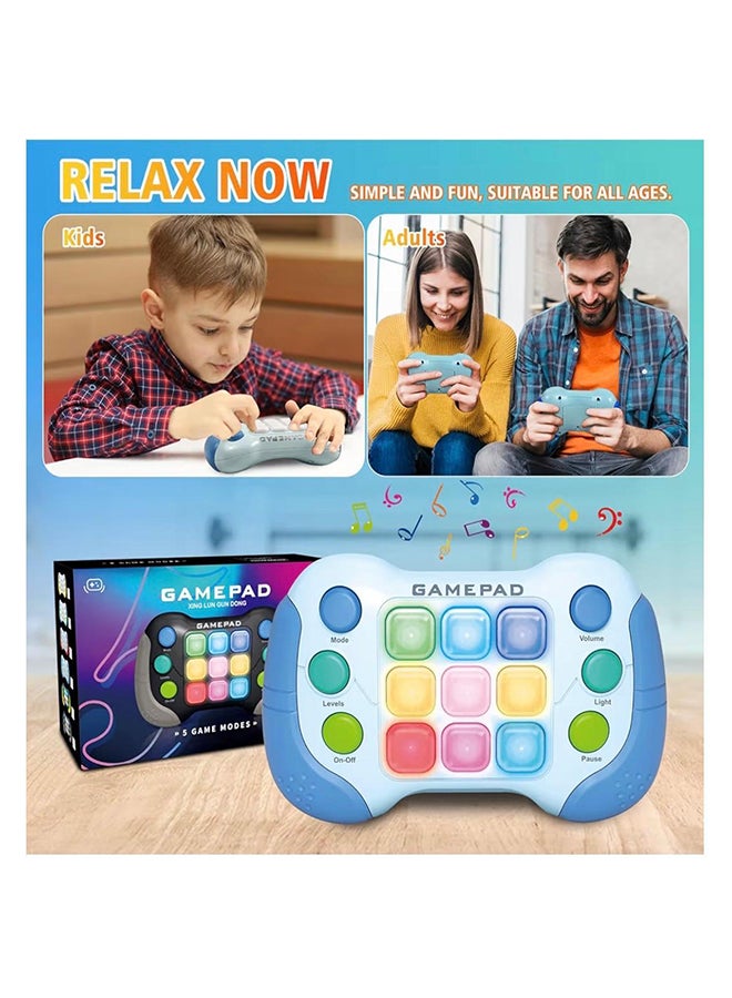 Toyland Kids Light-Up Gamepad Toy with 5 Game Modes-Quick Push Game Fidget Toys For Kids-Assorted Colour - Image 4
