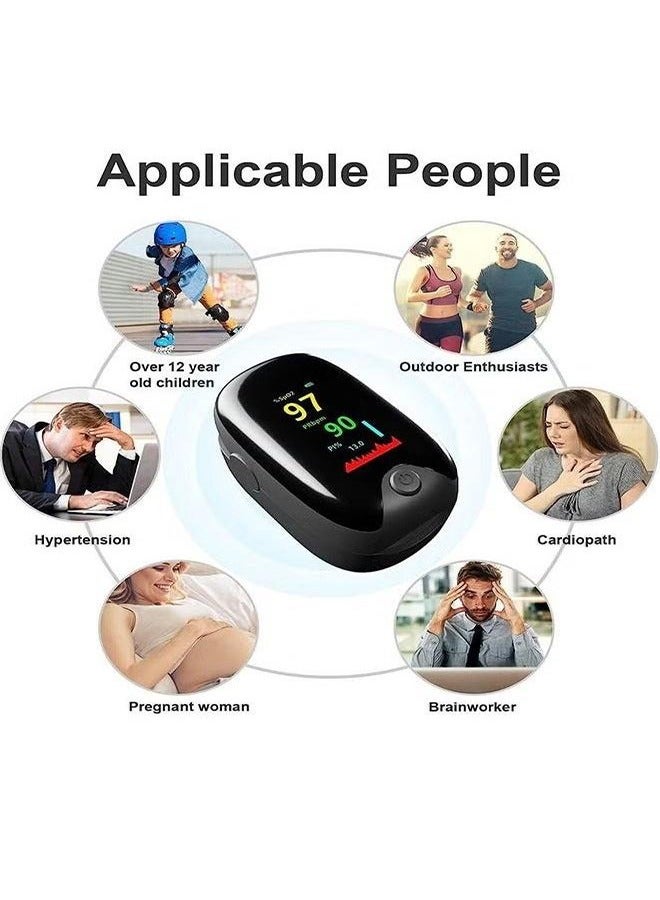 HAVEN Finger Clip Oximeter，Heart Rate Monitor  for Adult and Children，Pulse Oximeter Accurate Fast Oximetry SpO2 Reading for Outdoor Sports and Home - Image 4