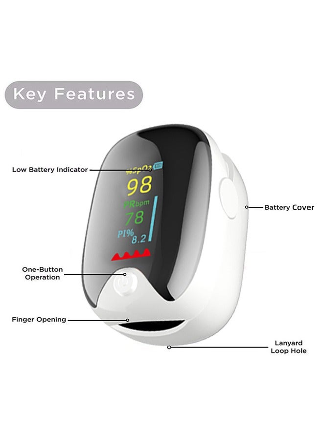 HAVEN Finger Clip Oximeter，Heart Rate Monitor  for Adult and Children，Pulse Oximeter Accurate Fast Oximetry SpO2 Reading for Outdoor Sports and Home - Image 5