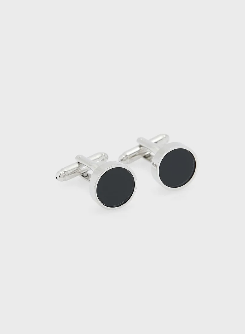 Robert Wood Cufflinks And Tie Pin Set In Gift Box