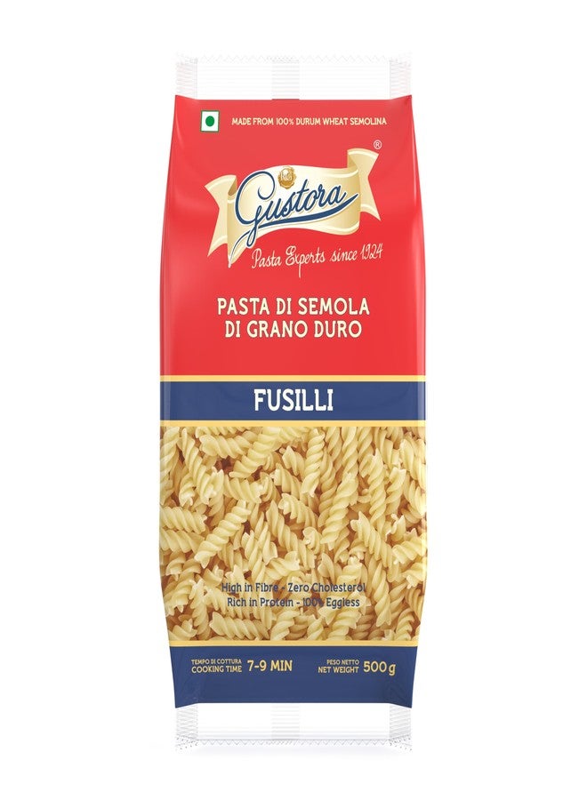 Gustora Healthy Fusilli & My Princess Kids Pasta Combo Made Of Durum Wheat Semolina I Rich In Protein & Fibre I Zero Cholesterol I Vegetarian I No Trans - Fat I Cooking Time 10 Min - 750 Gm - Image 2