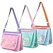LIDAGO 3 Pcs Seashell Collecting Bag for KidsBeach Mesh Bag with Adjustable Shoulder StrapsBeach Toys Swimming Accessories for Boys and Girls - Image 3