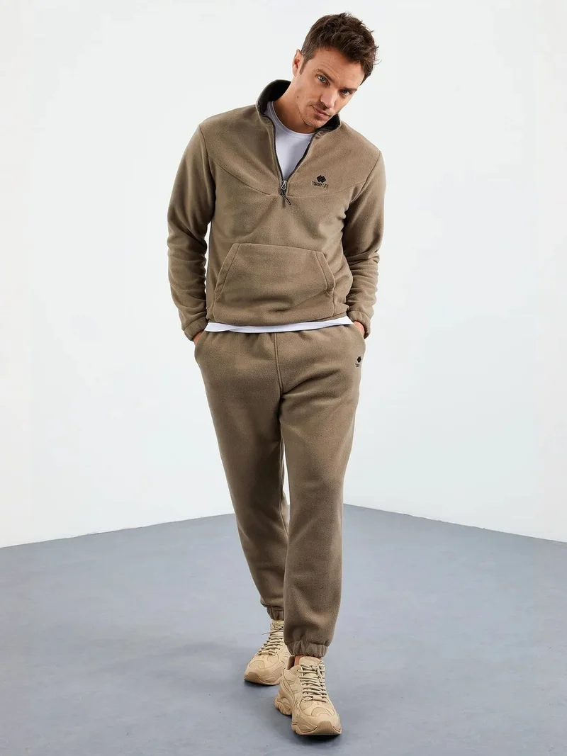 تومي لايف TOMMY Men's Polyester Sweatshirt And Pants Set