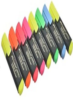 FABER-CASTELL Faber-castell 254863 highlighter set tl 48, case of 8, neon colours, with durable chisel tip, line width 1-5 mm, refillable 
