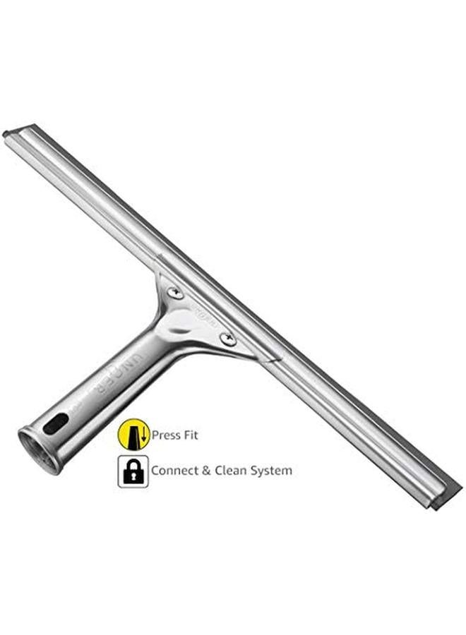 Unger Professional 12” Stainless Steel Window And Glass Cleaning Squeegee Cleaning Supplies Heavy Duty Squeegee For Window Cleaning Streak Free Results - Image 4
