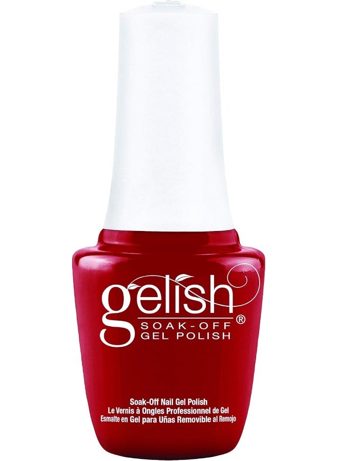 Gelish Mini Hot Rod Red - Red Soak Off Polish, Long-Lasting, Vibrant Color, Professional Quality, High Shine, Chip-Resistant, 0.3 Oz. - Image 1