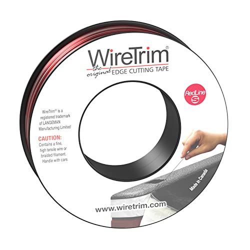 WireTrim Edge Cutting Tape, 1/4-Inch X 100 Feet (1 Roll, Redline S) - Image 2