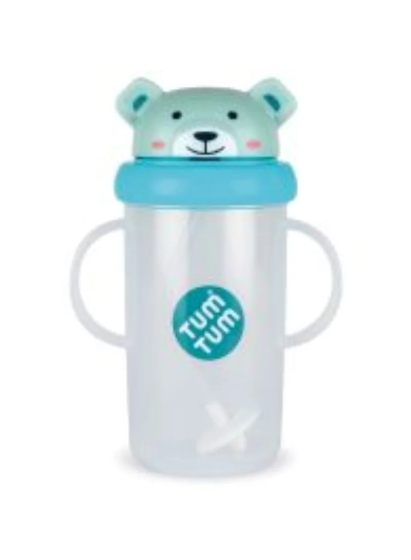 TUM TUM Large Tippy Up Cup With Weighted Straw, Series 3 - Teal