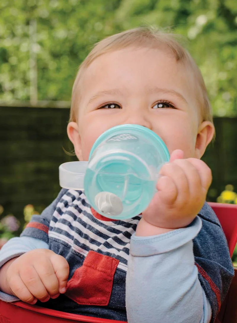 TUM TUM Large Tippy Up Cup With Weighted Straw, Series 3 - Teal