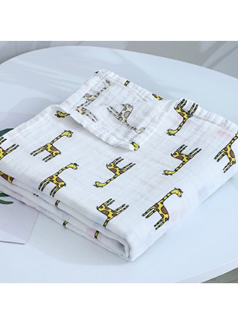 3pcs Baby Swaddle Blanket Soft Breathable Muslin Baby Blankets for Newborn Burp Cloth Nursing Cover Hypoallergenic Quick Dry Ideal Baby Shower Gift 110x120cm - Image 2