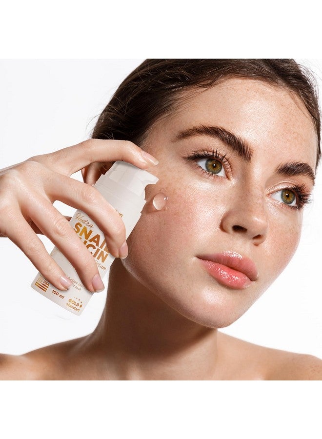 WELLUTION Snail Mucin Serum - 80% Pure Snail Secretion Filtrate - Fast-Absorbing & Non-Sticky - Deep Hydration & Repair - Hyaluronic Acid & Aloe - 3.4oz, Made in USA - Image 3