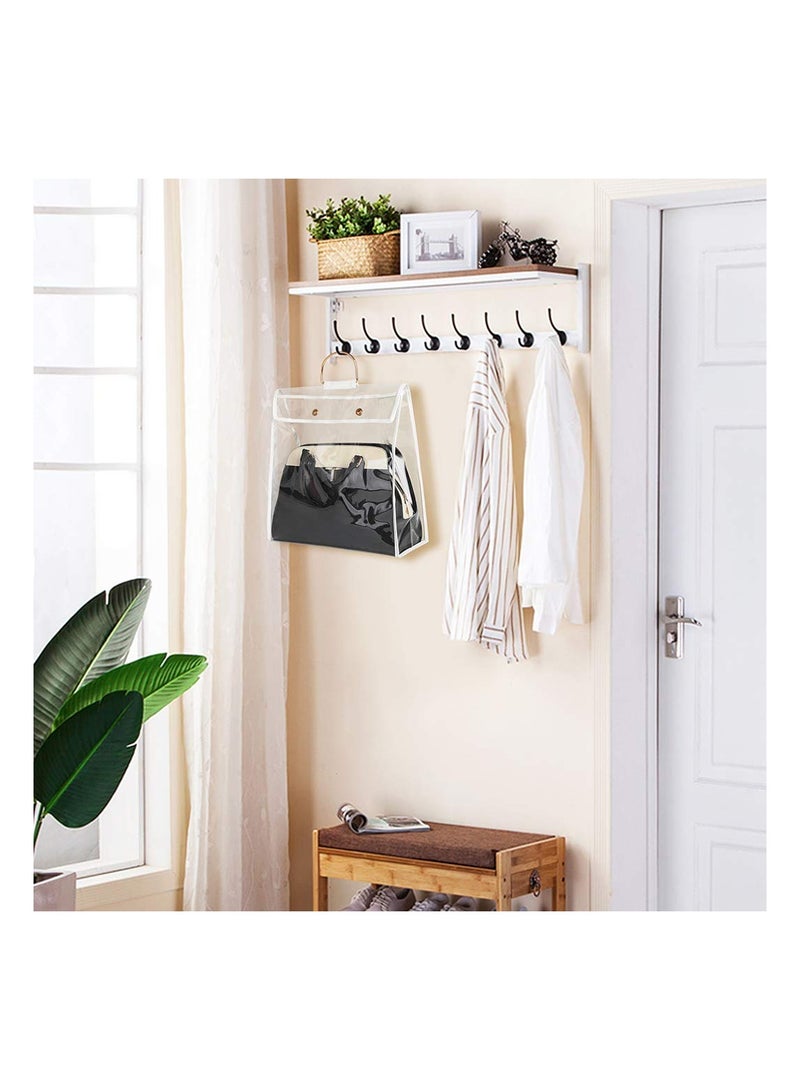 Cobest 3 PCS Purse Storage Bag Organization for Hanging Closet with Zipper and Handle Handbag Organizer Dust Cover (S and M and L) - Image 2