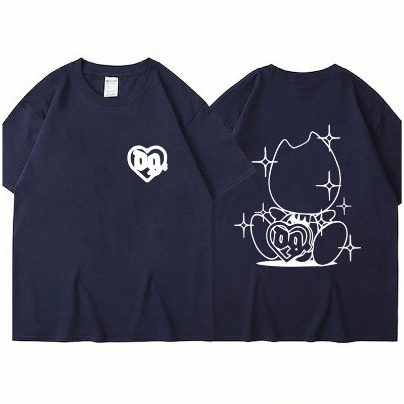 Bladee Skate Drain Gang Band Logo T Shirt Men Women Fashion - Image 4