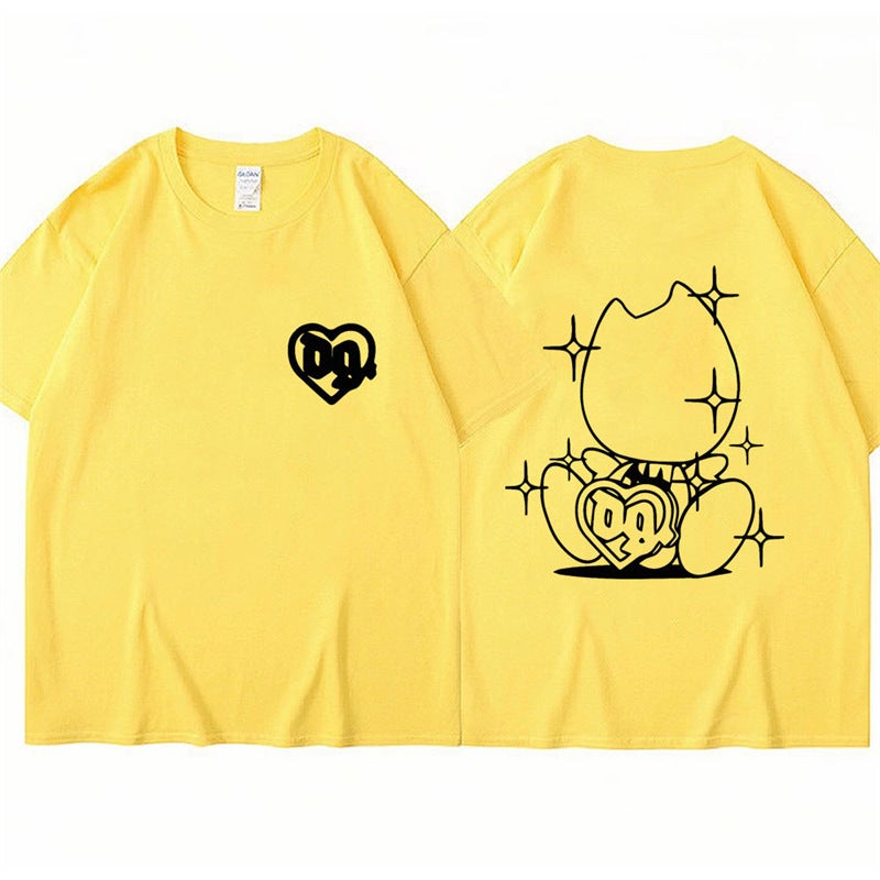 Bladee Skate Drain Gang Band Logo T Shirt Men Women Fashion - Image 1