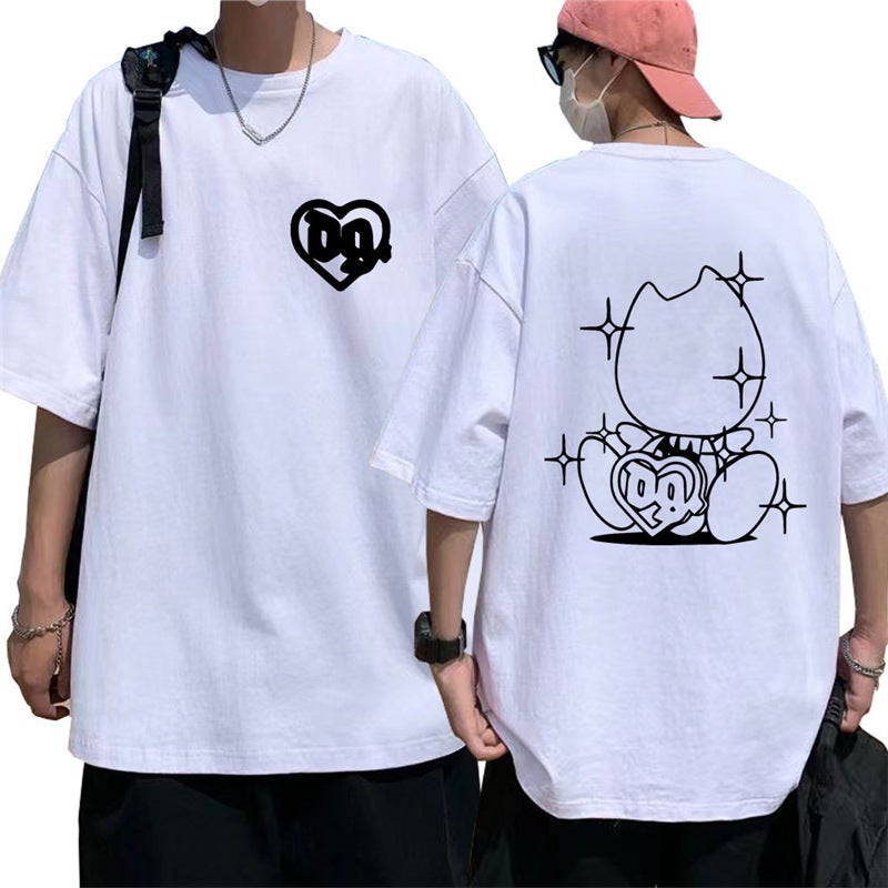 Bladee Skate Drain Gang Band Logo T Shirt Men Women Fashion - Image 2