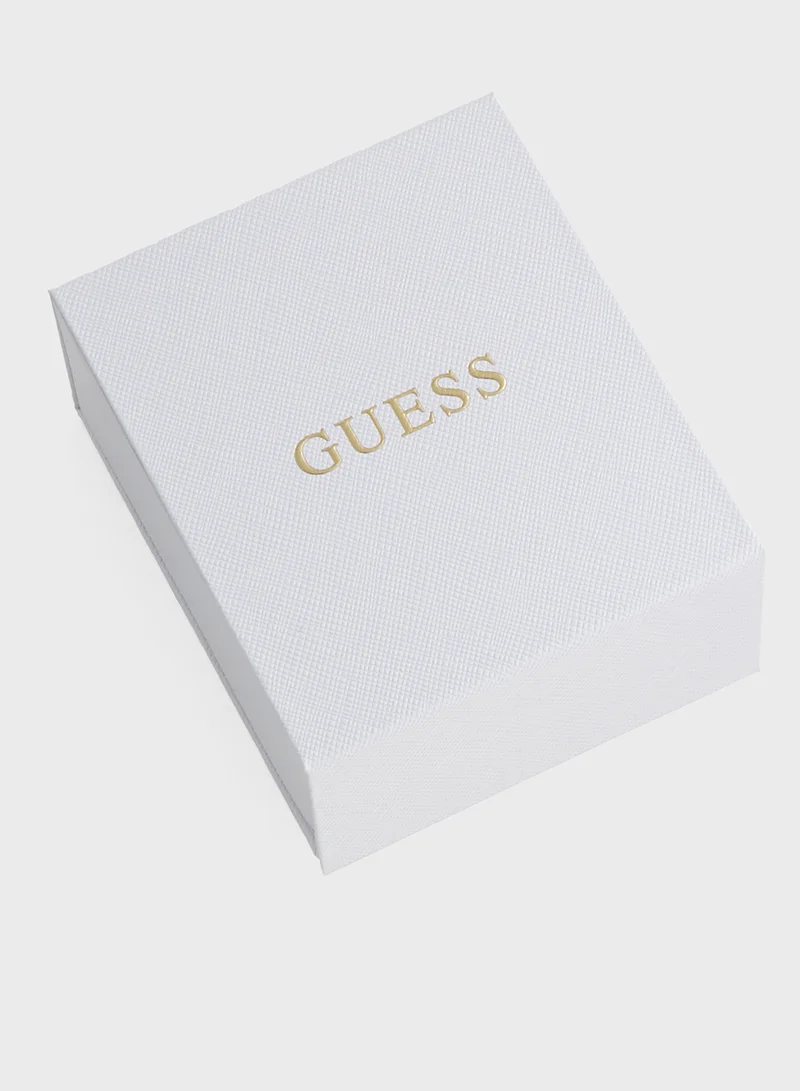 GUESS Ladies ER 15MM PAVE FLOWER STUDS