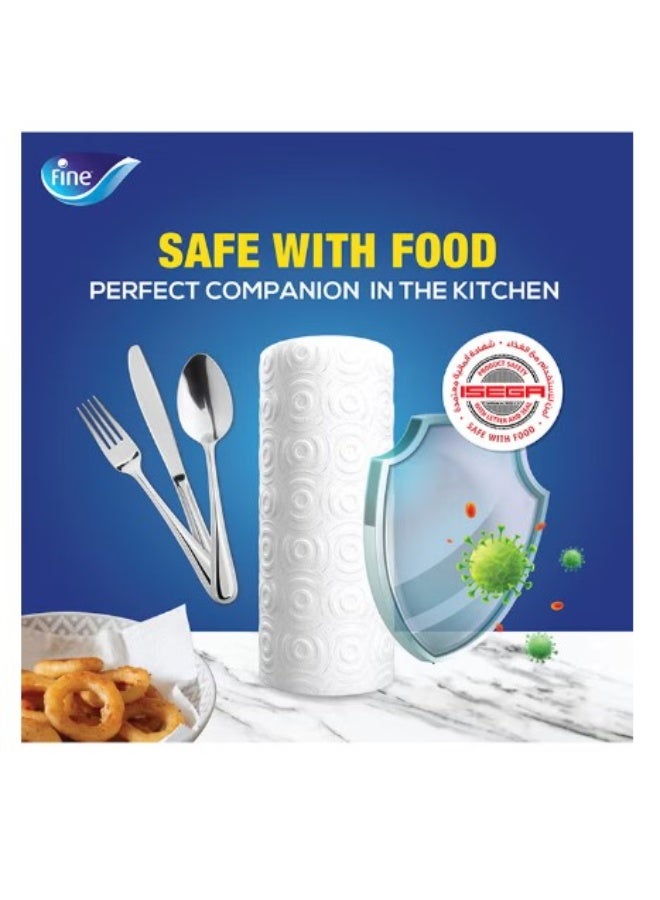 Super Towel Pro, Highly Absorbent, Sterilized, 8+4,3 Ply Pack Of 12 60 Sheets White 26.5x21cm - Image 5