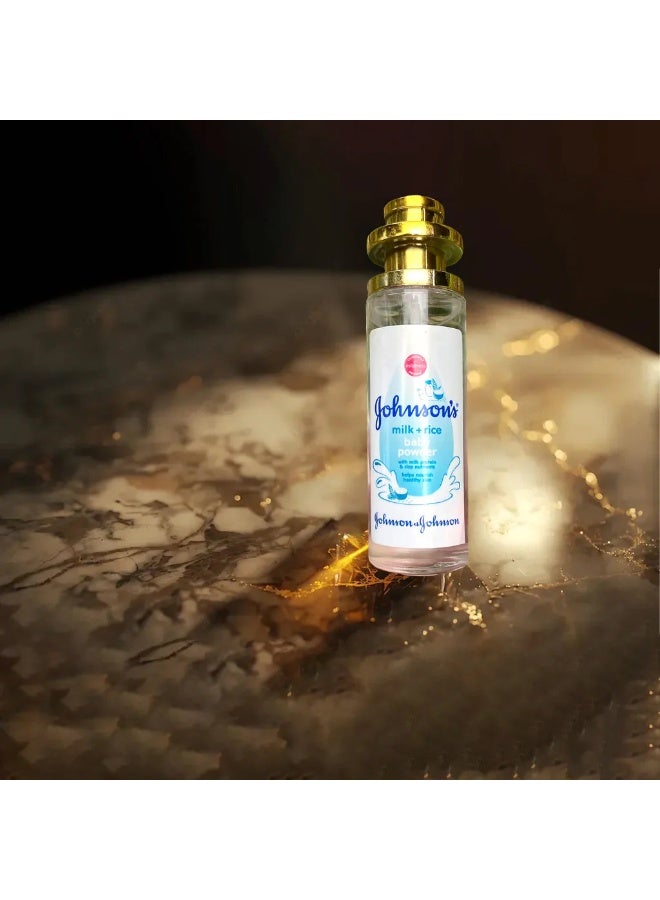 Johnson's Baby Soft Baby Powder Inspired Perfume with Milk and Rice Fragrance Notes, Delicate Clean Aroma, Refreshing Long Lasting Scent, Elegant Spray Bottle for Women, Daily Wear and Gifting - Image 4