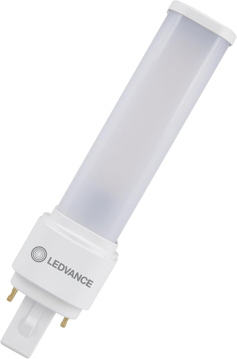LEDVANCE Osram Dulux D 2-Pin LED Light Bulb 7 Watts G24D-2, 4000K Cool White Light Plugin – Compact Energy Saving Bulb - Image 1