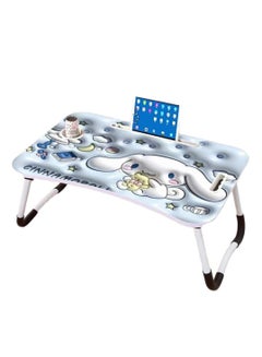 REFAN Portable Folding Laptop Table With iPad And Cup Holder 28x60x40cm ...