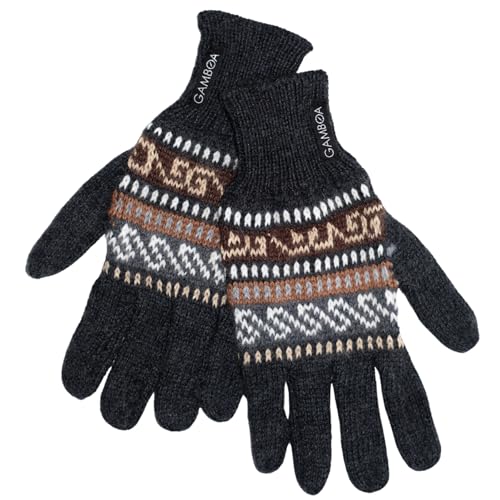 Gamboa Alpaca Wool Gloves for Women Winter Knit Mittens for Womens - Image 1